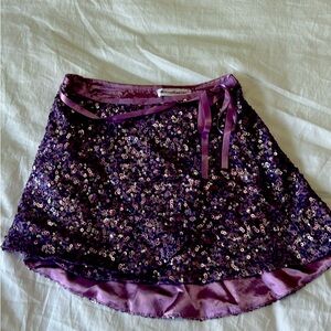 Girls size 7/8 American Girl Isabelle dance wrap skirt